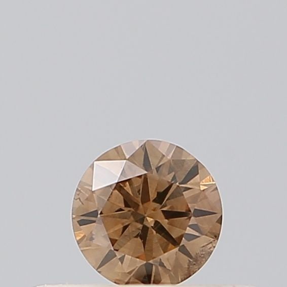 Loose Diamond - ROUND 0.17ct Fancy Brown SI2: Loose Diamond - ROUND 0.17ct Fancy Brown SI2 Source: Natural Shape: ROUND Carats: 0.17 Color: Fancy Brown Certification: NONE Video: