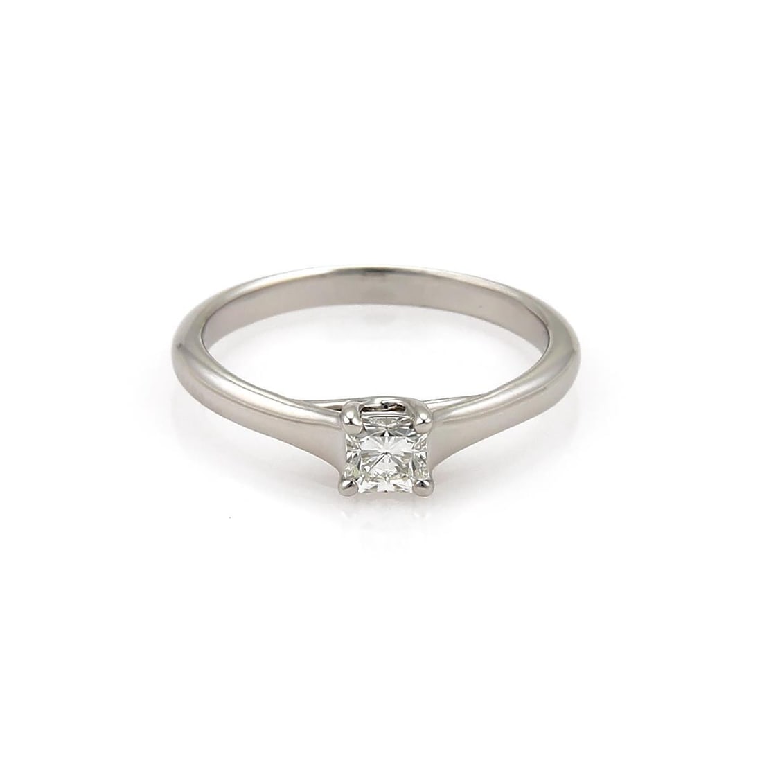 Tiffany & Co. LUCIDA Engagement Ring Platinum 0.27ct Diamond (1 of 5)