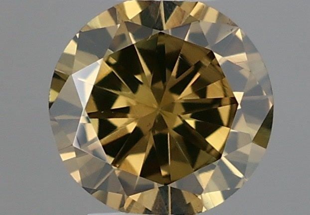 Loose Diamond - ROUND 0.23ct Fancy Dark Brown Greenish Yellow (1 of 1)