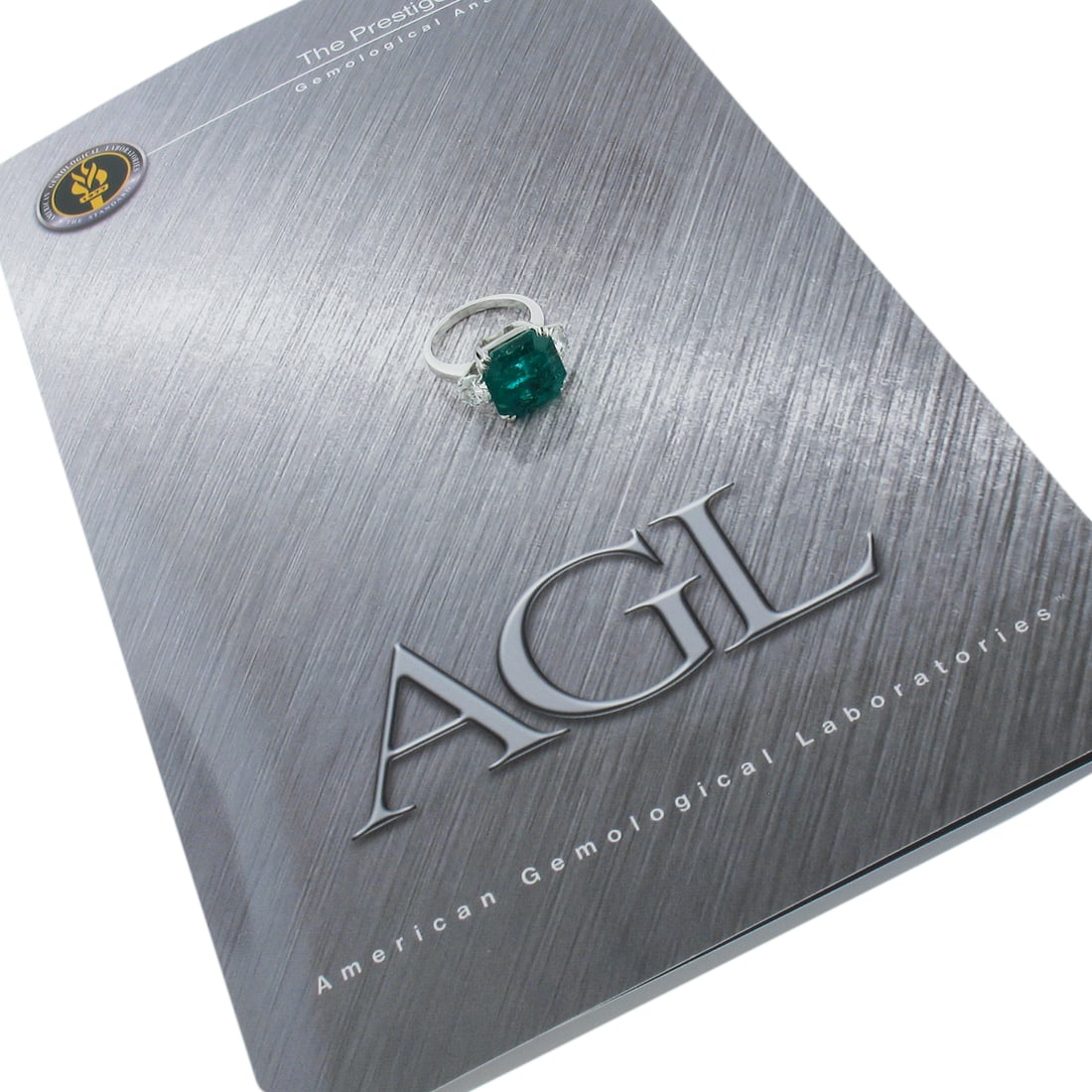 Vintage Platinum 10.31ct AGL Square Colombian Emerald Diamond Cocktail Ring (1 of 10)