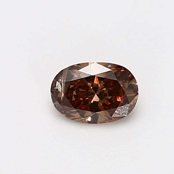 Loose Diamond - OVAL 0.38ct Fancy Deep Brown Orange I2 (1 of 1)