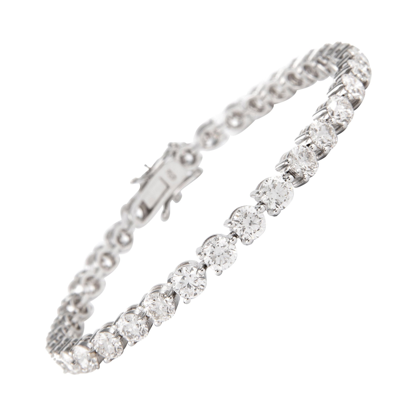 10.99ct Diamond Tennis Bracelet in 18k White Gold (1 of 4)