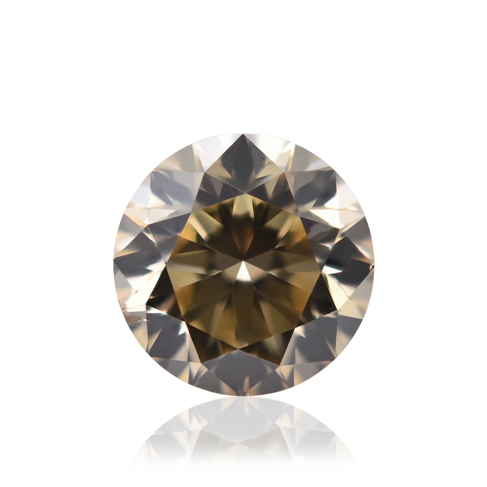 Loose Diamond - ROUND 1.01ct Fancy Brown Yellow SI1 (1 of 1)