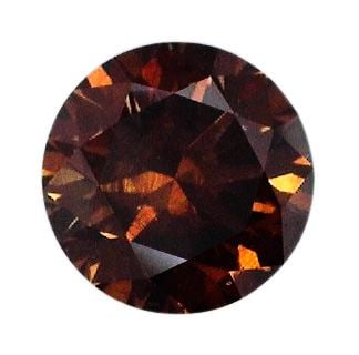 Loose Diamond - ROUND 1.11ct Fancy Vivid Cognac SI1 (1 of 1)