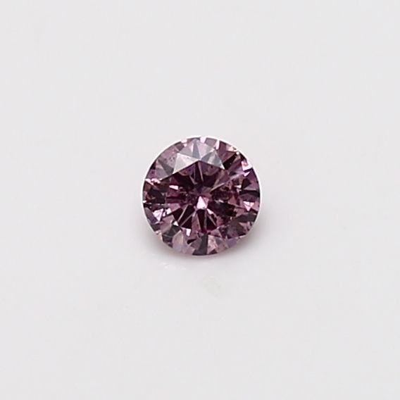 Loose Diamond - ROUND 0.12ct Fancy Intense Purplish Pink I1 (1 of 1)
