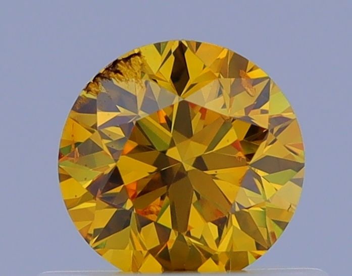 Loose Diamond - ROUND 0.5ct Fancy Vivid Yellow SI1 (1 of 1)