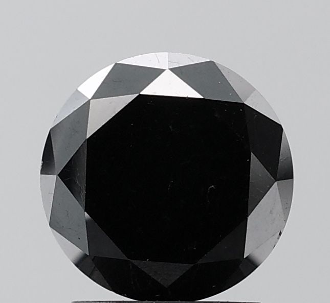 Loose Diamond - ROUND 2.4ct Fancy Black VS1 (1 of 1)