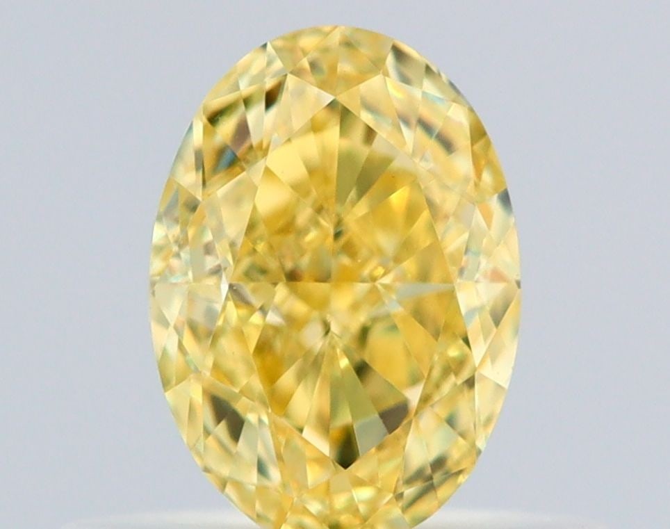 Loose Diamond - OVAL 0.5ct Fancy Intense Yellow VS1 (1 of 1)