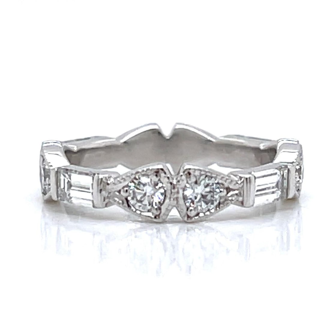 BRAG Platinum Diamond Band 1.40 Ct D-F VVS-VS Clarity (1 of 5)