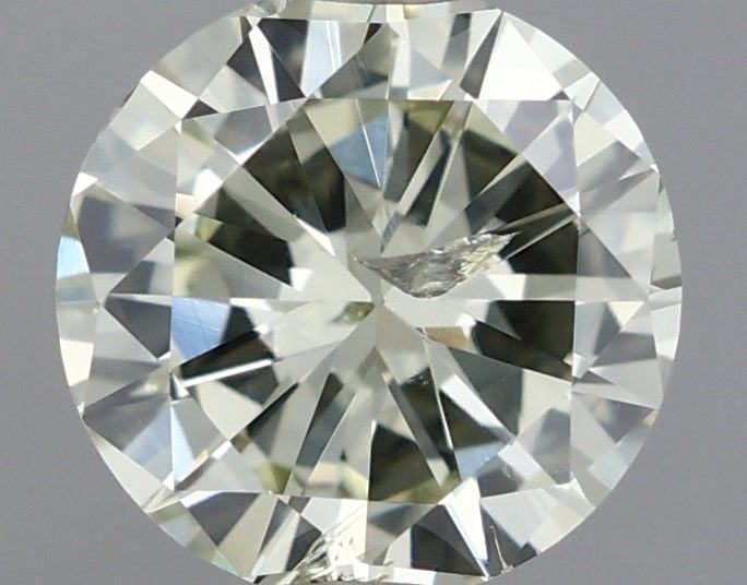 Loose Diamond - ROUND 0.49ct Fancy Light Greenish Yellow (1 of 1)