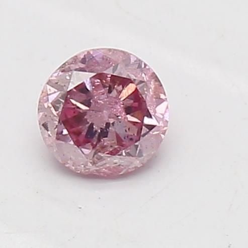 Loose Diamond - ROUND 0.12ct Fancy Intense Purplish Pink I1 (1 of 1)