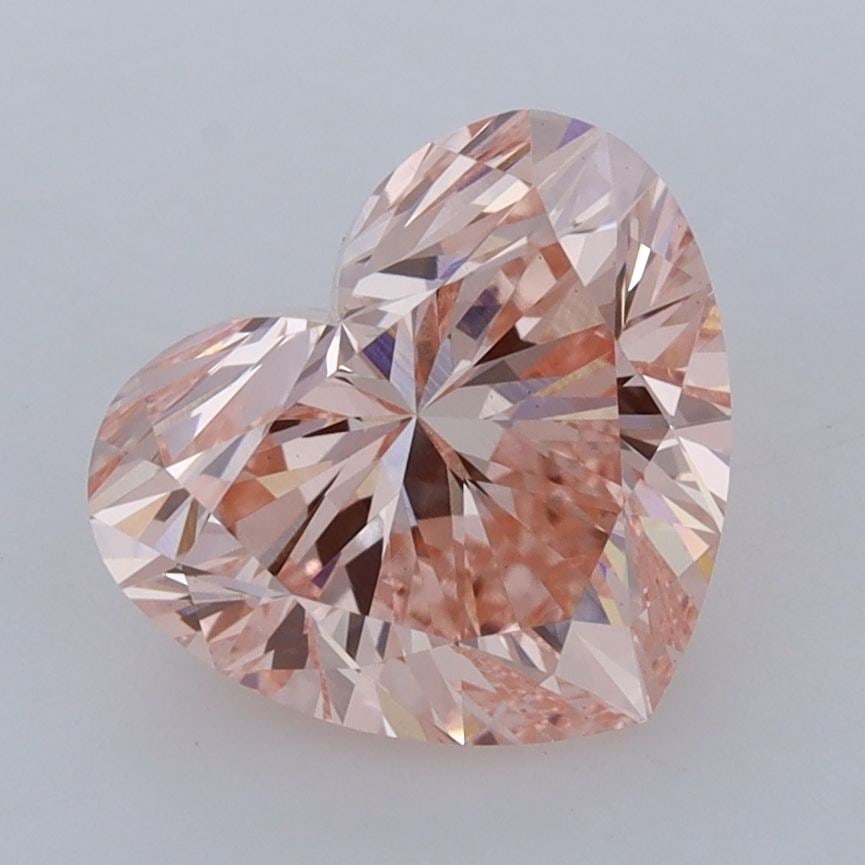 Loose Diamond - HEART 3.22ct Fancy Intense Pink VS1: Loose Diamond - HEART 3.22ct Fancy Intense Pink VS1 Source: This is a real non-mined Diamond that has been grown in a lab Shape: HEART Carats: 3.22 Color: Fancy Intense Pink Certification: IGI Video: