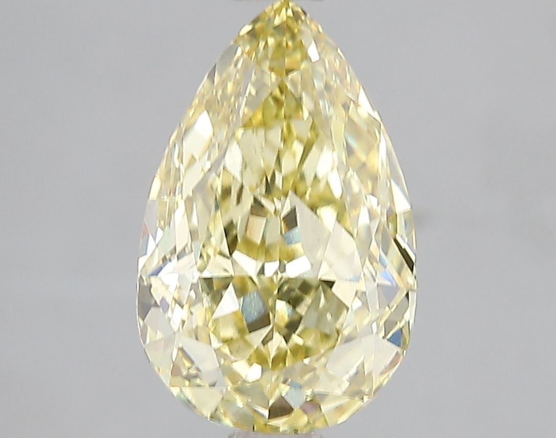 Loose Diamond - PEAR 3.06ct Fancy Vivid Yellow VS2: Loose Diamond - PEAR 3.06ct Fancy Vivid Yellow VS2 Source: This is a real non-mined Diamond that has been grown in a lab Shape: PEAR Carats: 3.06 Color: Fancy Vivid Yellow Certification: IGI Video:
