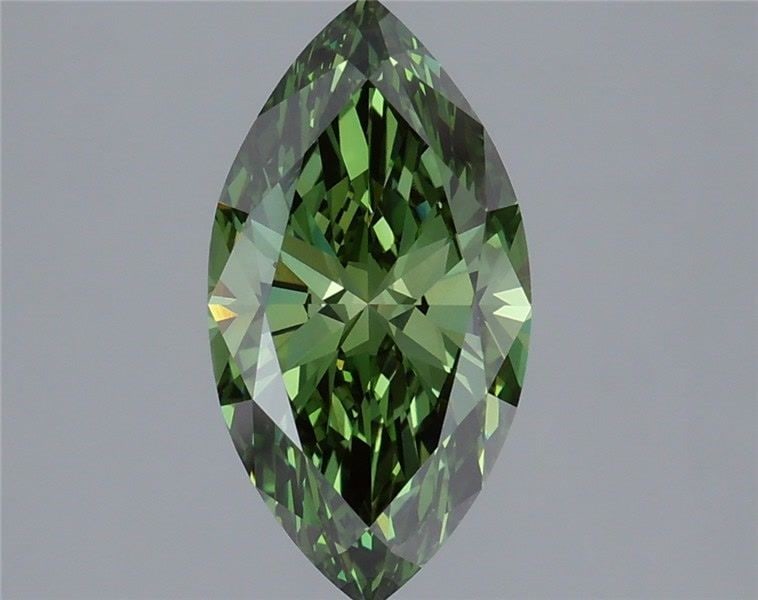 Loose Diamond - MARQUISE 3.0ct Fancy Vivid Green VS1: Loose Diamond - MARQUISE 3.0ct Fancy Vivid Green VS1 Source: This is a real non-mined Diamond that has been grown in a lab Shape: MARQUISE Carats: 3.0 Color: Fancy Vivid Green Certification: IGI Video