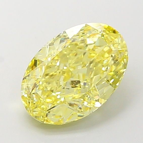 Loose Diamond - OVAL 3.17ct Fancy Intense Yellow VS1: Loose Diamond - OVAL 3.17ct Fancy Intense Yellow VS1 Source: This is a real non-mined Diamond that has been grown in a lab Shape: OVAL Carats: 3.17 Color: Fancy Intense Yellow Certification: IGI Video