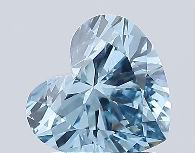 Loose Diamond - HEART 1.37ct Fancy Vivid Blue VS1: Loose Diamond - HEART 1.37ct Fancy Vivid Blue VS1 Source: This is a real non-mined Diamond that has been grown in a lab Shape: HEART Carats: 1.37 Color: Fancy Vivid Blue Certification: IGI Video: