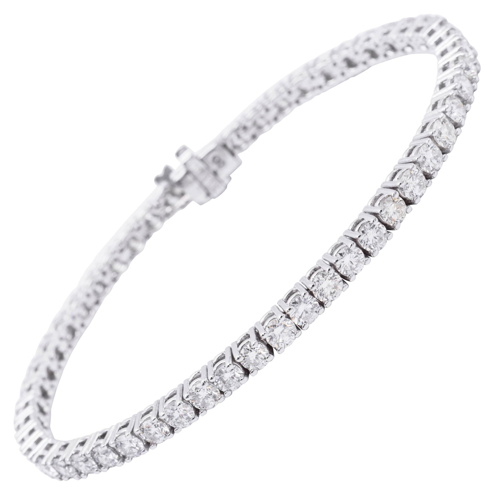Harbor Diamonds 3 Carat Diamond Tennis Bracelet 14K White Gold Contemporary: Harbor Diamonds 3 Carat Diamond Tennis Bracelet 14K White Gold Contemporary This stunning 3 Carat Diamond Tennis Bracelet is crafted in 14 Karat White Gold, showcasing a contemporary design. It featur