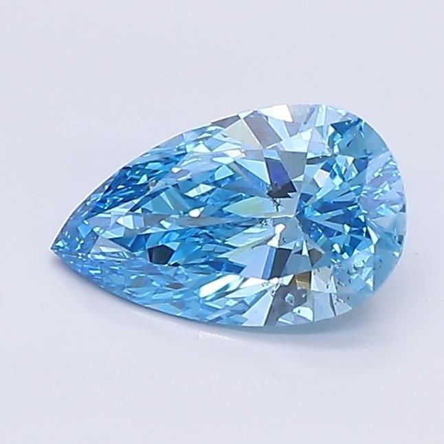 Loose Diamond - PEAR 0.93ct Fancy Vivid Blue VS2: Loose Diamond - PEAR 0.93ct Fancy Vivid Blue VS2 Source: This is a real non-mined Diamond that has been grown in a lab Shape: PEAR Carats: 0.93 Color: Fancy Vivid Blue Certification: NONE Video: