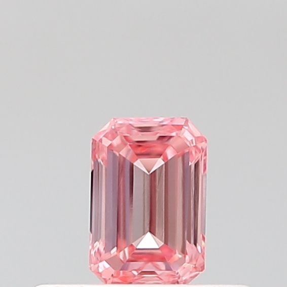 Loose Diamond - EMERALD 0.3ct Fancy Vivid Pink VS1: Loose Diamond - EMERALD 0.3ct Fancy Vivid Pink VS1 Source: This is a real non-mined Diamond that has been grown in a lab Shape: EMERALD Carats: 0.3 Color: Fancy Vivid Pink Certification: IGI Video: