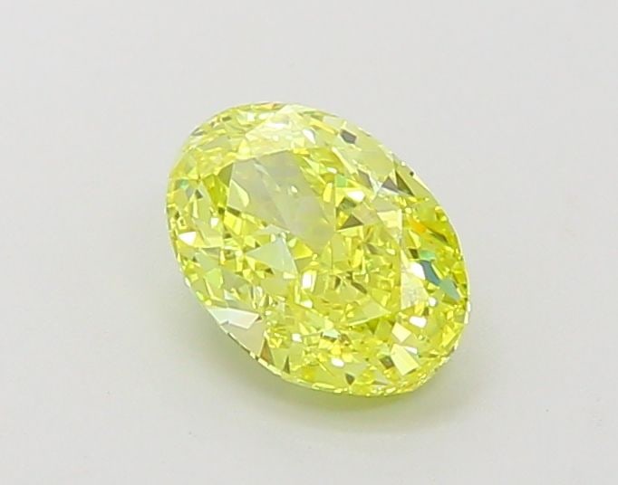Loose Diamond - OVAL 1.0ct Fancy Vivid Yellow VS1: Loose Diamond - OVAL 1.0ct Fancy Vivid Yellow VS1 Source: This is a real non-mined Diamond that has been grown in a lab Shape: OVAL Carats: 1.0 Color: Fancy Vivid Yellow Certification: IGI Video: