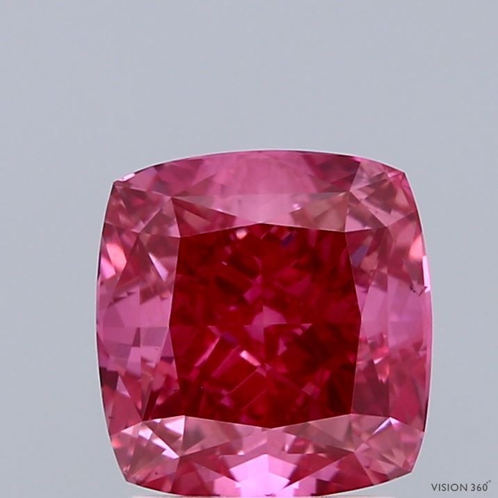 Loose Diamond - CUSHION MODIFIED 2.52ct Fancy Vivid Pink VS2 (1 of 1)
