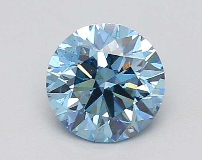 Loose Diamond - ROUND 2.02ct Fancy Vivid Blue VS2: Loose Diamond - ROUND 2.02ct Fancy Vivid Blue VS2 Source: This is a real non-mined Diamond that has been grown in a lab Shape: ROUND Carats: 2.02 Color: Fancy Vivid Blue Certification: IGI Video: