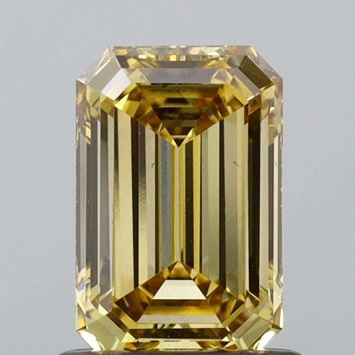 Loose Diamond - EMERALD 1.01ct Fancy Vivid Yellow VS1: Loose Diamond - EMERALD 1.01ct Fancy Vivid Yellow VS1 Source: This is a real non-mined Diamond that has been grown in a lab Shape: EMERALD Carats: 1.01 Color: Fancy Vivid Yellow Certification: NONE Vi