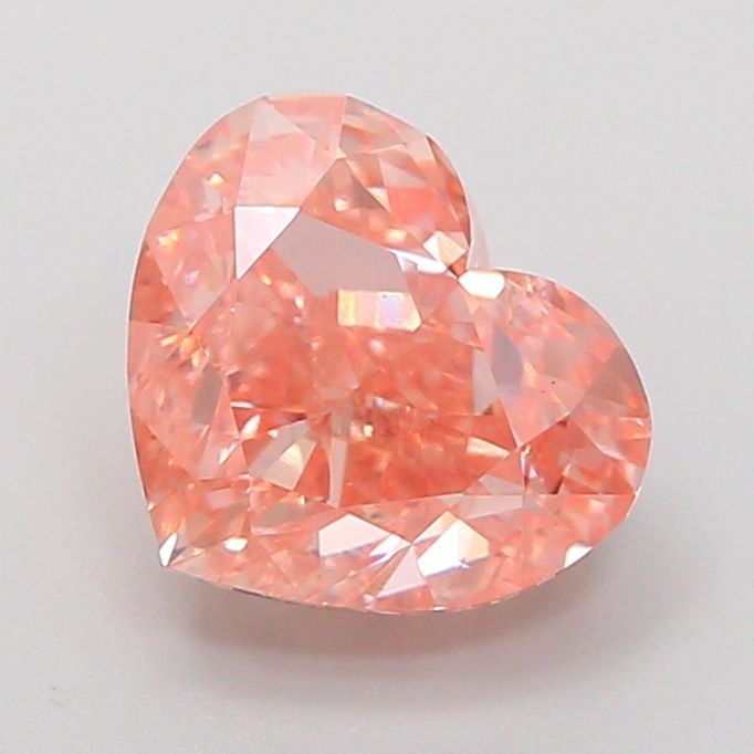 Loose Diamond - HEART 2.52ct Fancy Pink Brown VS1: Loose Diamond - HEART 2.52ct Fancy Pink Brown VS1 Source: This is a real non-mined Diamond that has been grown in a lab Shape: HEART Carats: 2.52 Color: Fancy Pink Brown Certification: IGI Video: