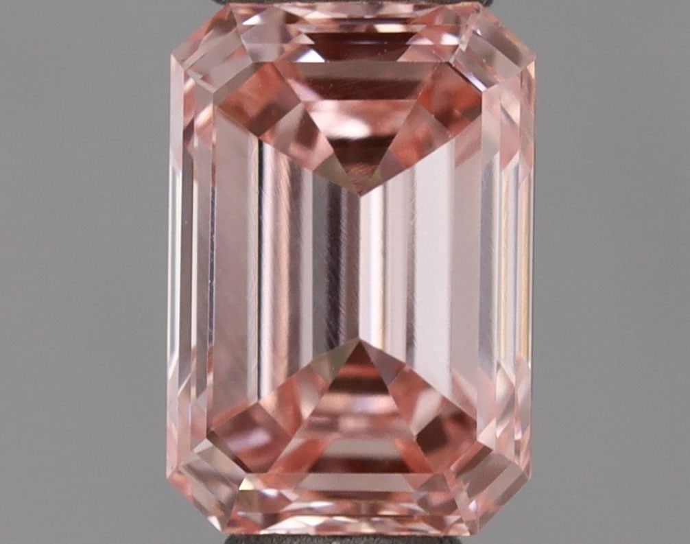 Loose Diamond - EMERALD 0.55ct Fancy Intense Pink VVS2: Loose Diamond - EMERALD 0.55ct Fancy Intense Pink VVS2 Source: This is a real non-mined Diamond that has been grown in a lab Shape: EMERALD Carats: 0.55 Color: Fancy Intense Pink Certification: IGI Vi