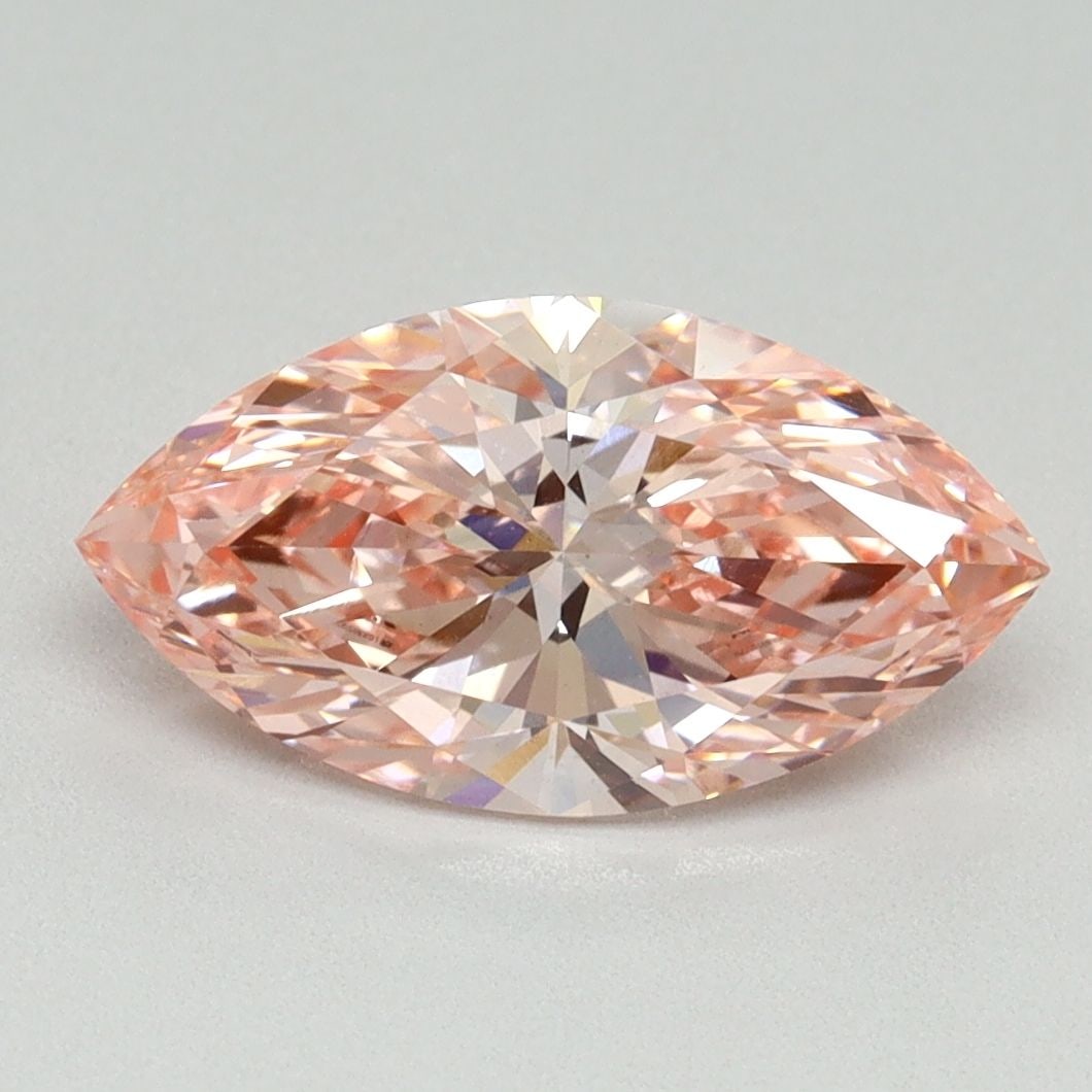 Loose Diamond - MARQUISE 2.07ct Fancy Vivid Pink VS1: Loose Diamond - MARQUISE 2.07ct Fancy Vivid Pink VS1 Source: This is a real non-mined Diamond that has been grown in a lab Shape: MARQUISE Carats: 2.07 Color: Fancy Vivid Pink Certification: IGI Video