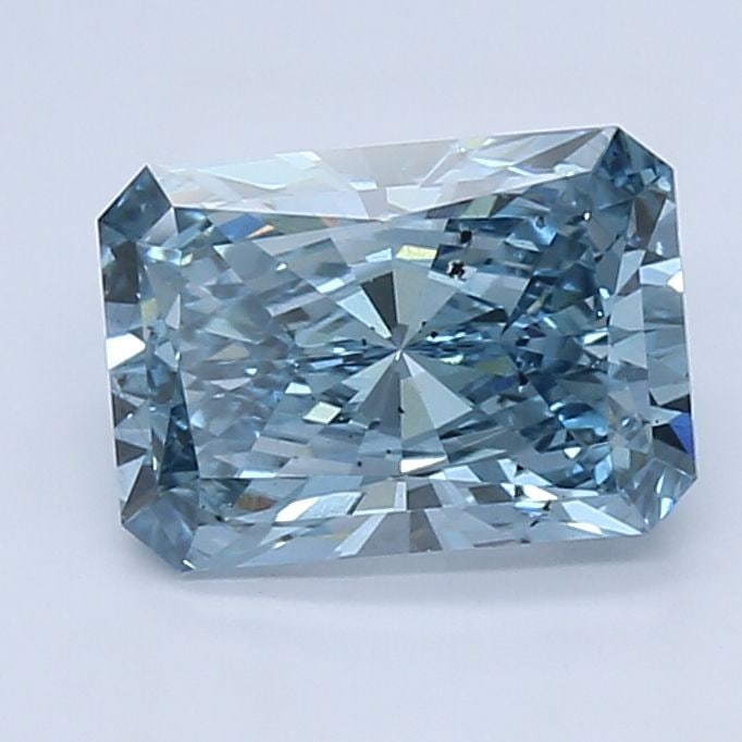 Loose Diamond - RADIANT 2.09ct Fancy Vivid Blue SI1 (1 of 1)