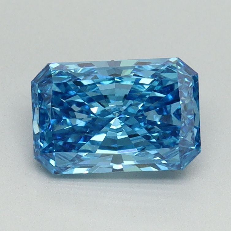 Loose Diamond - RADIANT 1.02ct Fancy Vivid Blue VVS2: Loose Diamond - RADIANT 1.02ct Fancy Vivid Blue VVS2 Source: This is a real non-mined Diamond that has been grown in a lab Shape: RADIANT Carats: 1.02 Color: Fancy Vivid Blue Certification: IGI Video: