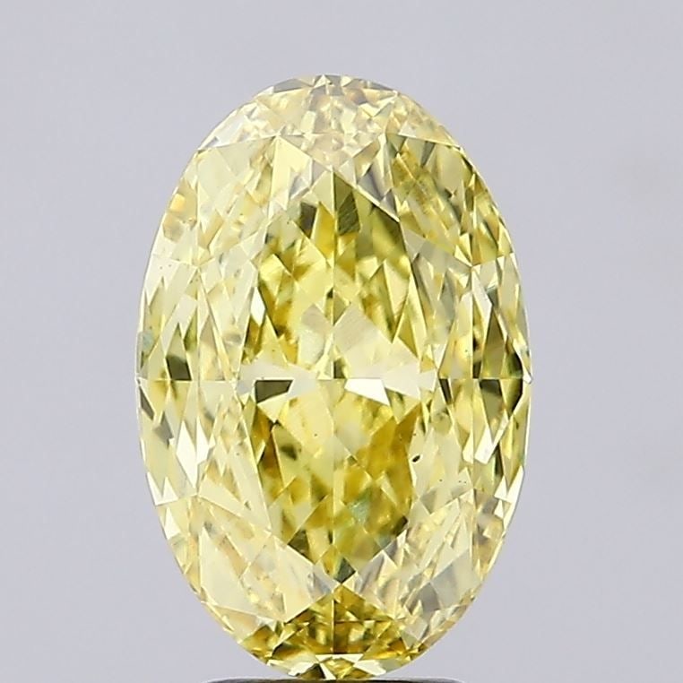 Loose Diamond - OVAL 4.01ct Fancy Intense Yellow VS2: Loose Diamond - OVAL 4.01ct Fancy Intense Yellow VS2 Source: This is a real non-mined Diamond that has been grown in a lab Shape: OVAL Carats: 4.01 Color: Fancy Intense Yellow Certification: IGI