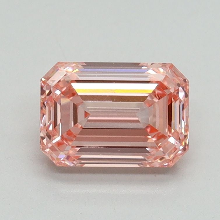 Loose Diamond - EMERALD 1.1ct Fancy Vivid Pink VVS2: Loose Diamond - EMERALD 1.1ct Fancy Vivid Pink VVS2 Source: This is a real non-mined Diamond that has been grown in a lab Shape: EMERALD Carats: 1.1 Color: Fancy Vivid Pink Certification: IGI Video: