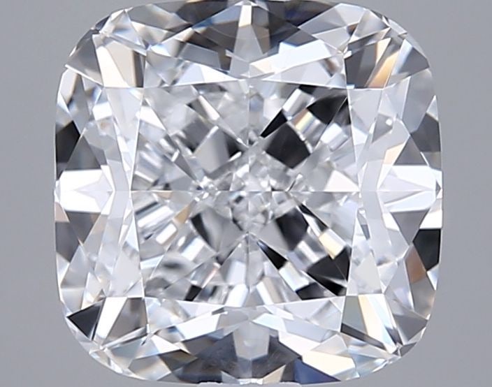 Loose Diamond - CUSHION BRILLIANT 2.57ct D VVS2: Loose Diamond - CUSHION BRILLIANT 2.57ct D VVS2 Source: This is a real non-mined Diamond that has been grown in a lab Shape: CUSHION BRILLIANT Carats: 2.57 Color: D Clarity: VVS2 Certification: GIA Vi