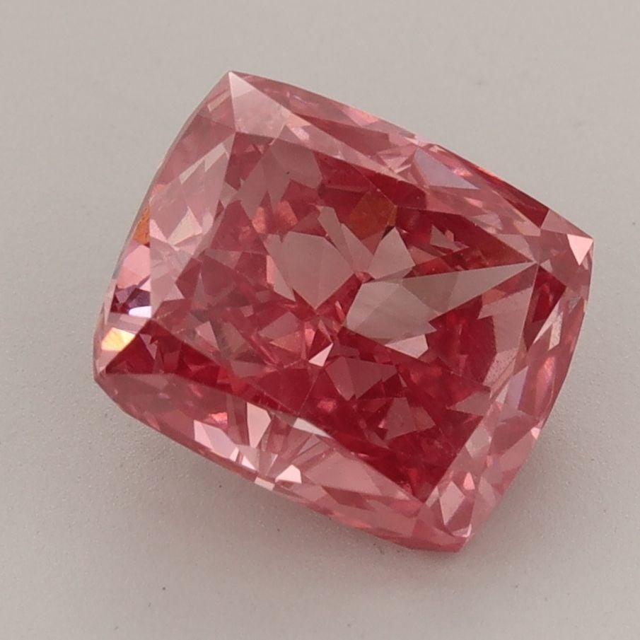Loose Diamond - CUSHION MODIFIED 3.11ct Fancy Vivid Pink VVS2: Loose Diamond - CUSHION MODIFIED 3.11ct Fancy Vivid Pink VVS2 Source: This is a real non-mined Diamond that has been grown in a lab Shape: CUSHION MODIFIED Carats: 3.11 Color: Fancy Vivid Pink Certifi