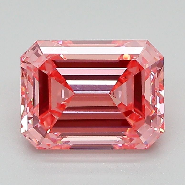 Loose Diamond - EMERALD 2.38ct Fancy Vivid Pink VVS2 (1 of 1)