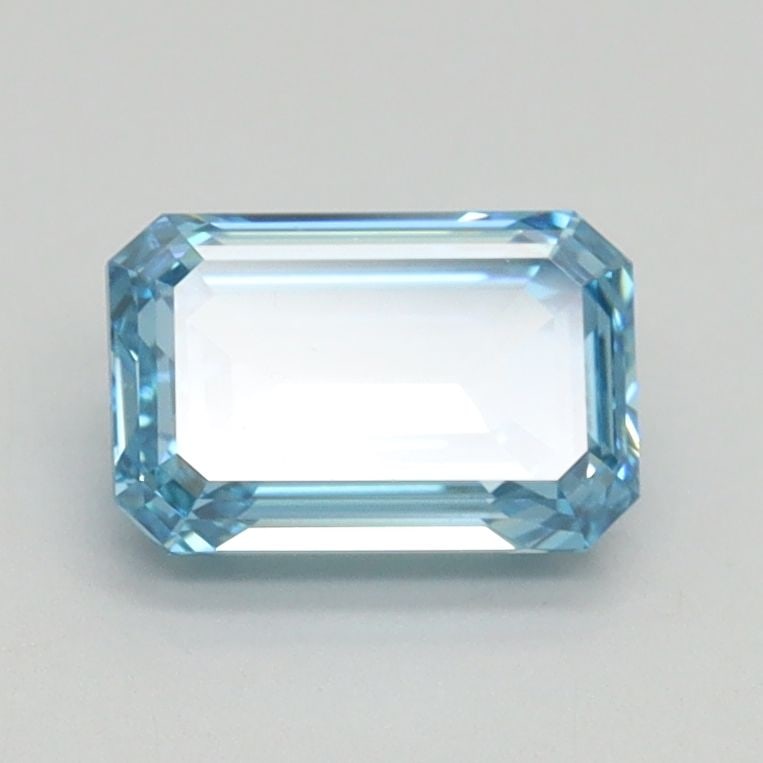 Loose Diamond - EMERALD 1.03ct Fancy Intense Blue VS1: Loose Diamond - EMERALD 1.03ct Fancy Intense Blue VS1 Source: This is a real non-mined Diamond that has been grown in a lab Shape: EMERALD Carats: 1.03 Color: Fancy Intense Blue Certification: IGI Vid