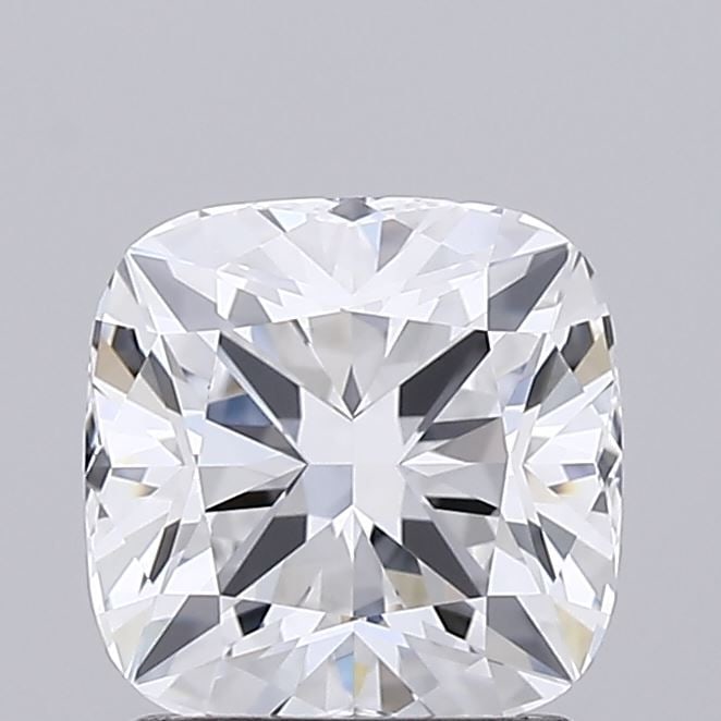 Loose Diamond - CUSHION MODIFIED 1.42ct D VVS2: Loose Diamond - CUSHION MODIFIED 1.42ct D VVS2 Source: This is a real non-mined Diamond that has been grown in a lab Shape: CUSHION MODIFIED Carats: 1.42 Color: D Clarity: VVS2 Certification: IGI Vide