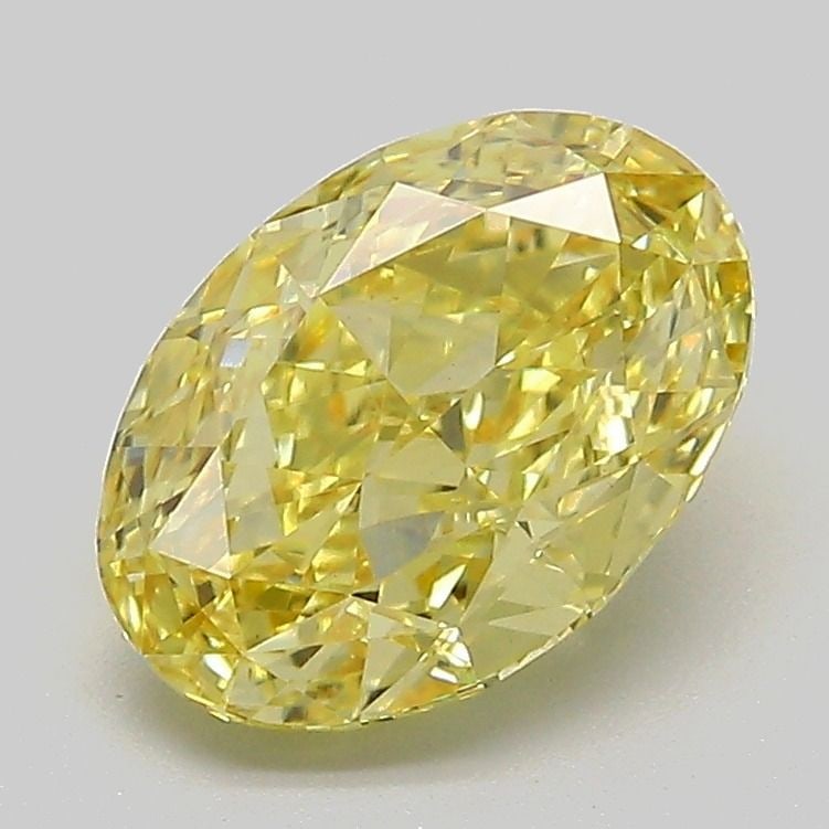 Loose Diamond - OVAL 2.07ct Fancy Vivid Yellow VS1: Loose Diamond - OVAL 2.07ct Fancy Vivid Yellow VS1 Source: This is a real non-mined Diamond that has been grown in a lab Shape: OVAL Carats: 2.07 Color: Fancy Vivid Yellow Certification: IGI Video: