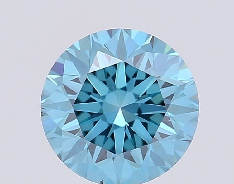 Loose Diamond - ROUND 2.0ct Fancy Vivid Blue VS2: Loose Diamond - ROUND 2.0ct Fancy Vivid Blue VS2 Source: This is a real non-mined Diamond that has been grown in a lab Shape: ROUND Carats: 2.0 Color: Fancy Vivid Blue Certification: IGI Video: