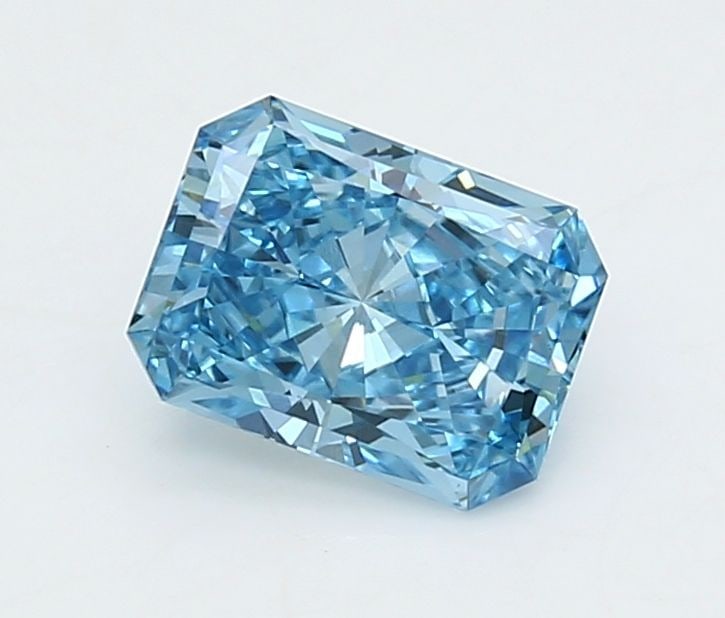 Loose Diamond - RADIANT 1.58ct Fancy Vivid Blue VVS2: Loose Diamond - RADIANT 1.58ct Fancy Vivid Blue VVS2 Source: This is a real non-mined Diamond that has been grown in a lab Shape: RADIANT Carats: 1.58 Color: Fancy Vivid Blue Certification: IGI Video: