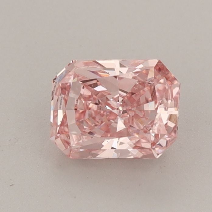 Loose Diamond - RADIANT 0.76ct Fancy Vivid Pink SI1: Loose Diamond - RADIANT 0.76ct Fancy Vivid Pink SI1 Source: This is a real non-mined Diamond that has been grown in a lab Shape: RADIANT Carats: 0.76 Color: Fancy Vivid Pink Certification: IGI Video:
