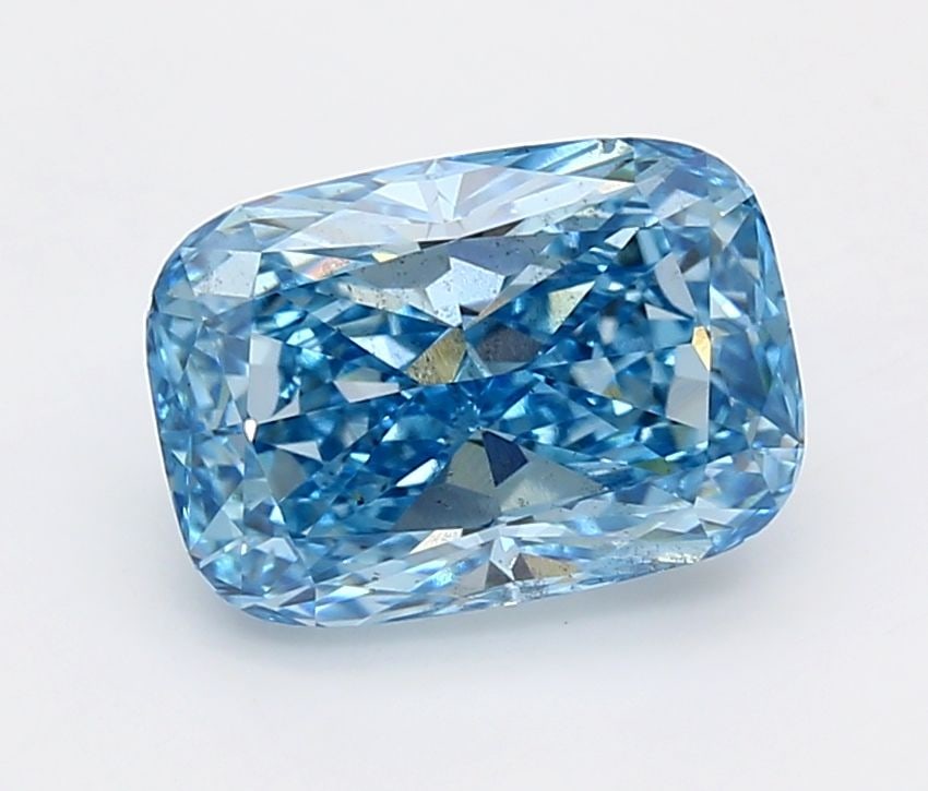 Loose Diamond - CUSHION MODIFIED 3.89ct Fancy Vivid Blue SI1: Loose Diamond - CUSHION MODIFIED 3.89ct Fancy Vivid Blue SI1 Source: This is a real non-mined Diamond that has been grown in a lab Shape: CUSHION MODIFIED Carats: 3.89 Color: Fancy Vivid Blue Certific