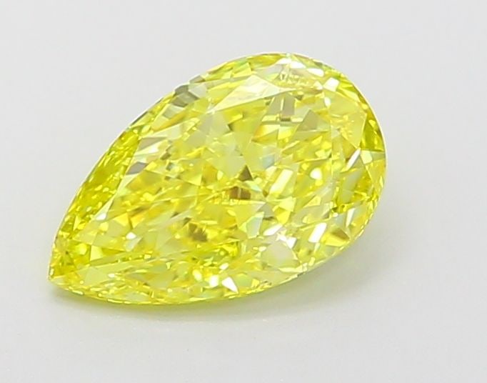 Loose Diamond - PEAR 1.14ct Fancy Vivid Yellow VS1 (1 of 1)