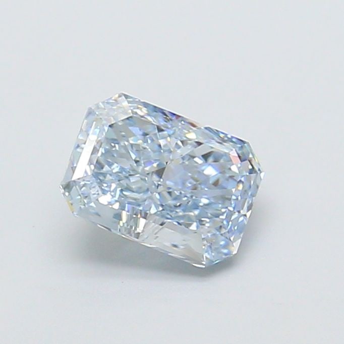 Loose Diamond - RADIANT 1.15ct Fancy Blue IF: Loose Diamond - RADIANT 1.15ct Fancy Blue IF Source: This is a real non-mined Diamond that has been grown in a lab Shape: RADIANT Carats: 1.15 Color: Fancy Blue Certification: IGI Video: