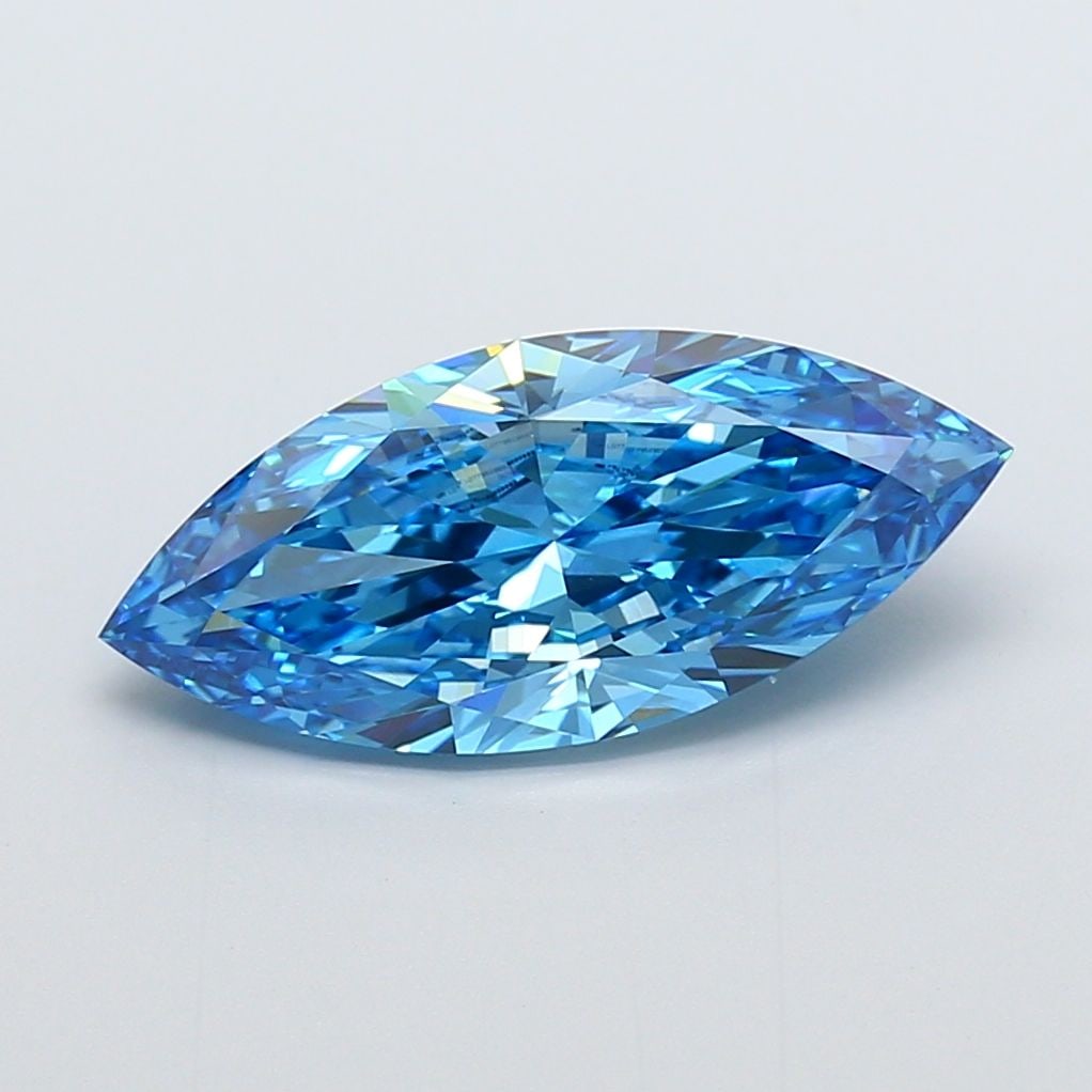 Loose Diamond - MARQUISE 5.0ct Fancy Vivid Blue VVS2 (1 of 1)