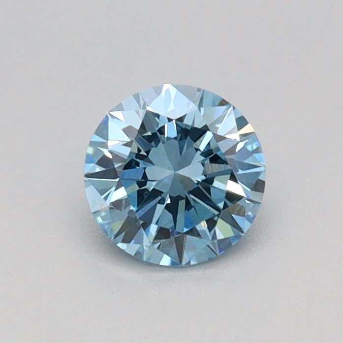 Loose Diamond - ROUND 0.32ct Fancy Vivid Blue VS1 (1 of 1)