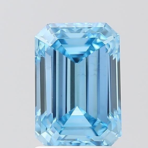 Loose Diamond - EMERALD 2.0ct Fancy Vivid Blue VS2: Loose Diamond - EMERALD 2.0ct Fancy Vivid Blue VS2 Source: This is a real non-mined Diamond that has been grown in a lab Shape: EMERALD Carats: 2.0 Color: Fancy Vivid Blue Certification: IGI Video: