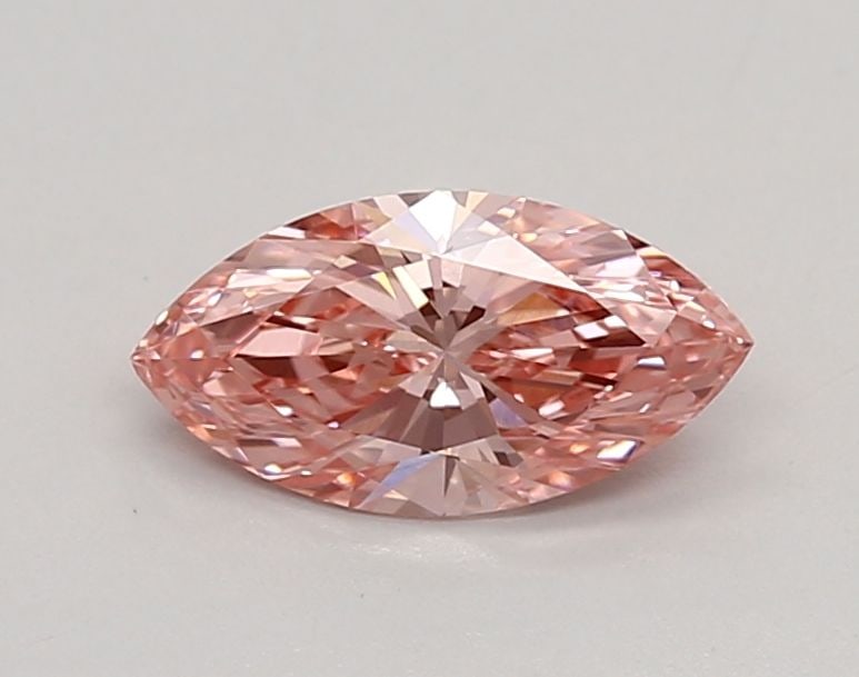 Loose Diamond - MARQUISE 0.7ct Fancy Vivid Pink VS2: Loose Diamond - MARQUISE 0.7ct Fancy Vivid Pink VS2 Source: This is a real non-mined Diamond that has been grown in a lab Shape: MARQUISE Carats: 0.7 Color: Fancy Vivid Pink Certification: IGI Video: